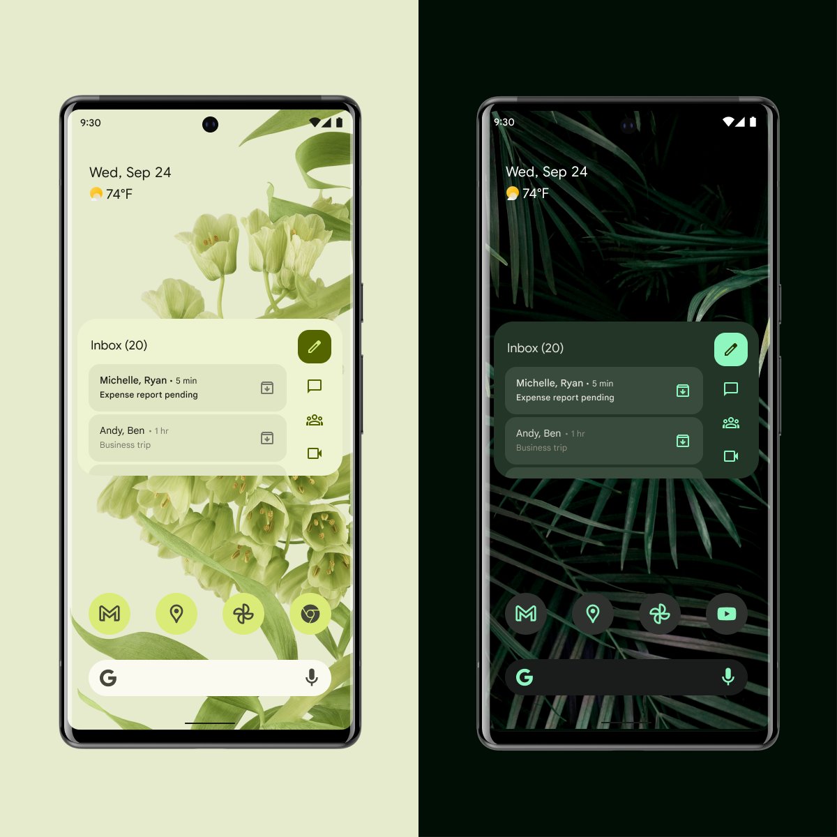 Widgets do Android 12